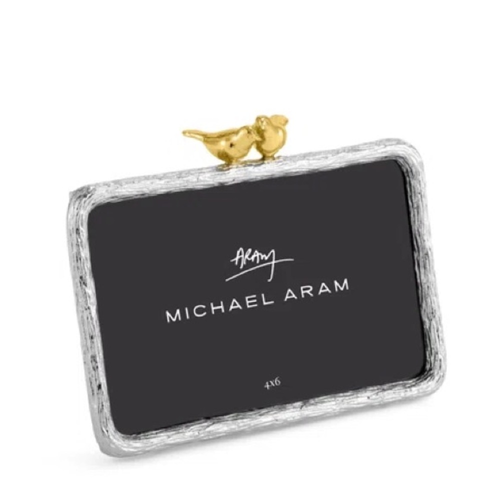 NIB Michael Aram Love Birds Picture Frame 4x6